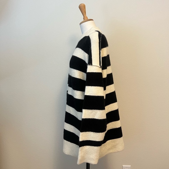 Zara- Stripe Knit Sweater - Picture 10 of 11